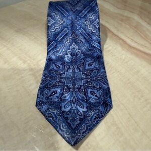 Stefano Ricci Blue and Gray Patterned Tie